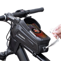 ROCKBROS 1.7L Cycling Bag 8 Inch Phone Bicycle Bag Touch Screen Top Tube Handlebar Waterproof Bike Bag Accessories