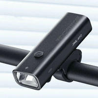ROCKBROS 400Lm Bike Headlight 2000mAh Battery USB Rechargeable IPX6 Waterproof 4 Light Modes Aluminum Alloy Bicycle Ligh