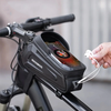 ROCKBROS Bicycle Bag 1.7L Frame Front Tube Cycling Bike Phone Mount Bag Waterproof Phone Case Holder 6.8 Inches Touchscr