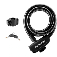 ROCKBROS Bicycle Lock Portable Anti-theft Ring Lock with 2 Keys Safety Lock for MTB Bike Motorcycle