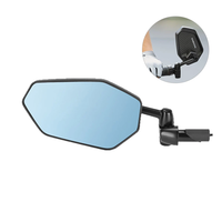 ROCKBROS Bicycle Rearview Mirror 360° Adjustable Anti-glare HD MTB Handlebar Reflective Mirror for Riding Safety