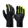 ROCKBROS Bike Gloves Full Finger Touch Screen PU Leather Non Slip Shock-Absorbing Padding Warm Gloves for Outdoor Sports
