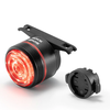 ROCKBROS BL-S2 Smart Brake Sensing Bike Taillight 400mAh BatteryTouch Control Light Sensing 6 Lighting Modes IPX6 Wate