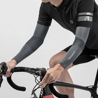 ROCKBROS Ice Silk Fabric Cycling Hand Support UPF 50+ Sun Protection Breathable High ElasticityRunning Grip Stitching