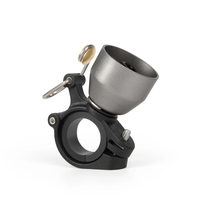 ROCKBROS Mini 90dB Press-type Bicycle Bell Retro High Decibel Crisp Cycling Horn for 22-31.8mm Bike Handlebars