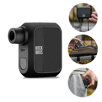 ROCKBROS Mini Electric Air Pump 100PSIInflation Power One-touch Operation Waterproof Type-C Fast Charging Portable Bic