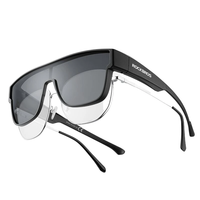 ROCKBROS Polarized Cycling Glasses Set Myopia Anti-glare HD Lightweight UV Protection Sports Sunglasses Bicycle Goggles