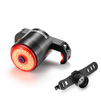 ROCKBROS Q5 Mini Smart Auto Bike Taillight Vibration Sensing Light Sensitivity Brake Rear Light IPx6 Waterproof Type-C C