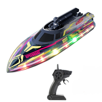 Rockwoo JF017 2.4G Rc Boat Dual Power Wireless Electric Remote Control Model Toys for Children Gift