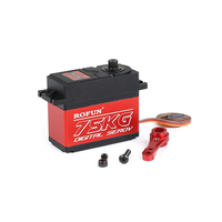 ROFUN 63053 75KG Metal Gear Servo Digital Large Steering Double Sided 15T/17T Arm for HPI 1/5 RC Car Vehicles Parts