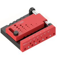 Round Rod Center Finder Horizontal Drill Presser Adjustable Screw High Accuracy for Woodworking Metalworking DIY