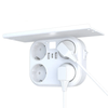 RRTEAVEL HHT105 16A Wall Switch Socket with Tray 4AC+3USB Port Universal Convertion EU Outlet with Controllable Light Ho