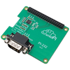 RS232 Hat Expansion PCB Board for Rapsberry Pi 4/3/2/A+/B+ Compact GPIO TX/RX/GND to DB9M RS232 Serial Expansion Board