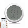 RSH Tuya Smart ZigBee3.0 Thermometer Home Indoor Temperature and Humidity Sensor with LCD Display Smart Life APP Voice C