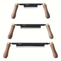 RUITOOL 1PCS Draw Knife High Carbon Steel Blade Straight Shave Knife Wooden Handle Woodworking Debarking Hand Tool for L
