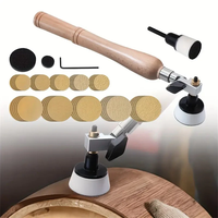 RUITOOL 55PCS Bowl Sander Kit With 50PCS Hook & Loop Sanding Discs + 1 Inch & 2 Inch Backing Plates and Foam Interface P
