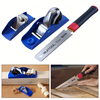 RUITOOL Hand Planer Set 3PCS Iron Body Manual Woodworking Tools with Mini Japanese Saw TPI 17 Flat Bottom Trimming Plane