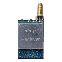 RX3364-CPB Wireless Audio Video Receiver Module 64 Channels 3060-3500MHz Wide-Band Signal Receiver FPV Transmission Kit