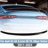 S Style Car Rear Trunk Roof Lip Spoiler Splitter Wing for Audi A5 A5 S-Line S5 F5 4Door 2017-2024 Rear Boot Spoiler Wing