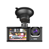S1 2 Inch Dash Cam 3-way HD 1080P Three-lens Parking Monitor with Night Vision Car DVR