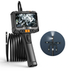 S10 Articulating Borescope Camera with Light,  Two-Way Articulated Endoscope Inspection Camera with 8mm Duel Lens,  5" IPS