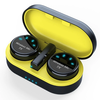 S3 1 to 2 Magnetic Wireless Lavalier Microphone 1RX+2TX Audio Video Recording Noise Reduction Mic with Charging Case for