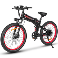 SAMEBIKE LO26 Plus Electric Bike 48V 15AH 1000W Motor Recommended Top Speed 25KM/H 26 Inches Tire Electric Bike 50-100km