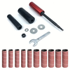 Sanding Rod 10PCS Spindle Sander Sleeves Sand Sleeves Woodworking Sanding Wood Metal Plastic Stone Mini Sanding Machine