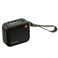 Sansui F39 20W Mini bluetooth Speaker Quad Drivers HiFi Stereo Bass TWS Full Band Radio MP3 Music Player Support TF Card