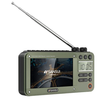 SANSUI F50 Portable FM Radio 4.3-inch Display Wireless bluetooth Speaker Built-in 2.5 inch Magnetic Horn Support USB TF