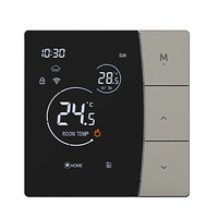 SDM6 Smart WiFi Thermostat wiith LCD Touch Screen for Floor Heating APP Remote Voice Control with Alexa Google Home Prog