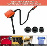 SEAFLO Portable Automatic Fuel Transfer Pump Electric 3V 9.0LPM AA Battery Powered Auto Stop Sensor 3 Adapters For Oil T
