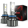 SEALIGHT LM2 2PCS 16000LM Car LED Headlight Bulbs Hi / Low Beam 13, 000 RPM Turbo Fan 6500K LED Front Head Lamp for 99% o