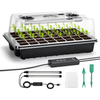Seed Starter Tray with Grow Light 40 Cells Seed Starter Kit with Humidtiy Dome Seedling Starter Trays for Seed Germinati