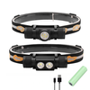 SEEKNITE D10 H25C 1100LM LED Headlight Mini White Light Head Torch USB Charger with 18650 Battery Headlamp Camping Flash