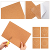 Self Adhesive Cork Board Roll 1/8 Inch Thick 11.8 x 23.6 Inches Natural Cork Material Customizable Craft Projects Noise