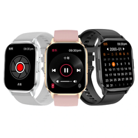 SENBONO HK21 2.01inch AMOLED Display bluetooth Call Heart Rate Blood Pressure Blood Oxygen Monitor Blood Glucose Measure