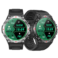 SENBONO TG02 1.43-inch AMOLED Display GPS Compass Altimeter & Barometer 500mAh Battery bluetooth Call Heart Rate Blood P