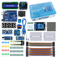 Sensor Module Starter Kit with UNOR3 CH340 0.96 inch 1602 LCD Display for DIY Robot Programming Learning Kit