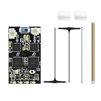 SEQURE 2.4GHz Dual RX True Diversity Dual Antenna Long Range High Refresh Rate Receiver for FPV Racing Drone Fixed Wing