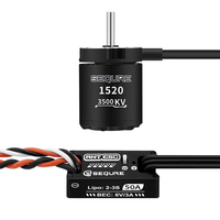 SEQURE ANT ESC & 1520 Motor 2-3S High-Performance Outer Rotor Brushless Power Kit for 1/24 1/18 1/16 RC Cars Climbing Tr