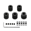 Short Truck Climbing Model RC Car Hardened Steel Gear 0.8 Module 5MM Inner Diameter Motor Gear Set Parts