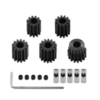 Short Truck Climbing Model RC Car Hardened Steel Gear 0.8 Module 5MM Inner Diameter Motor Gear Set Parts
