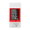 SINOTIMER SDM008 AC Din Rail Multifunctional Meter with LCD Display Measures AC Power Voltage (50-300V) Current (0-100A)