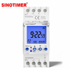 SINOTIMER TM922 DIN Mounted Programmable Time Clock 2 Channel Independent Outputs High Accuracy with Power Backup