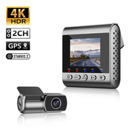 SJCAM M60 Dash Camera Front Rear Dual Lens 4K Ultra Clear Night Shooting DVR Driving 360° Panoramic Shooting Car Driving