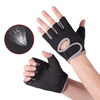 SKDK Breathable Silicone Non-Slip Sports Workout Gloves Half Finger Protective Gear for Gym Bench Press Barbell Fitness