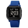 SKMEI Square Large Screen Men Sports Electronic Watch Waterproof Watch Night Light Digital Wrist Watches,  Suitable For B