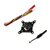 SLONWAKE 5.8G 48CH FPV Transmitter PitMode 25mW/100mW/200mW/500mW Adjustable VTX 7-24V Support TBS SmartAudio for RC Dro