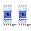 Small Rail Mount Timers modules with Double Control 2 Channel Timers Switches Perfect For Lighting & Equipment Managemen